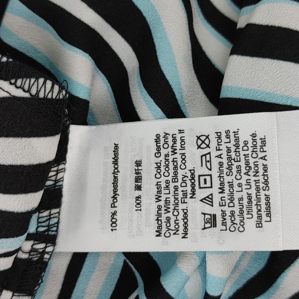 🆕NWT DKNY Printed Tie Waist Pull On Pants - Picture 11 of 11